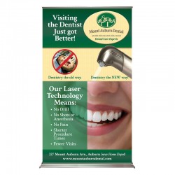 SuperScreenXL 48" Retracting Banner Stand