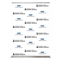 SuperScreenXL 60" Step & Repeat Retracting Banner Stand