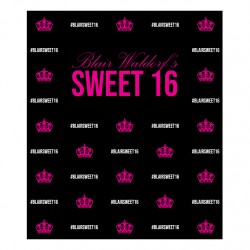 72"w x 84"h Step & Repeat Vinyl Hanging Banner