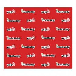 Step & Repeat Vinyl Hanging Banner