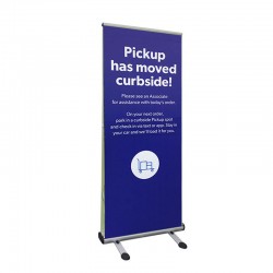 Four Season Trek Lite Banner Stand - Social Distancing Solutions