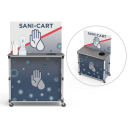 Large Pop-Up Sanitizing Cart