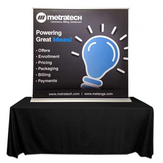 SuperScreenXL 60" Table Top Banner Stand