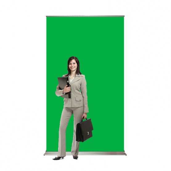 SuperScreenXL 48" wide Retracting Green Screen Banner Stand