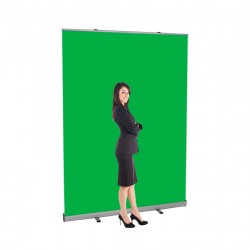 Boost 60" wide Retracting Green Screen Banner Stand