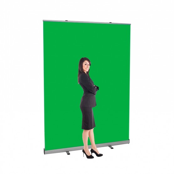 Boost 60" wide Retracting Green Screen Banner Stand