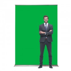 SuperScreenXL 48" Retracting Banner Stand