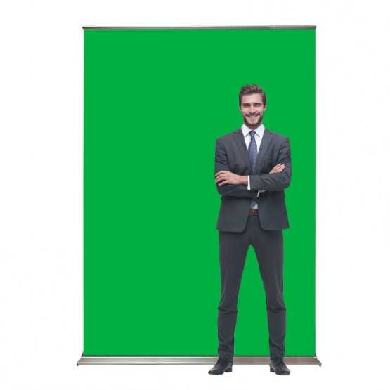 SuperScreenXL 48" Retracting Banner Stand