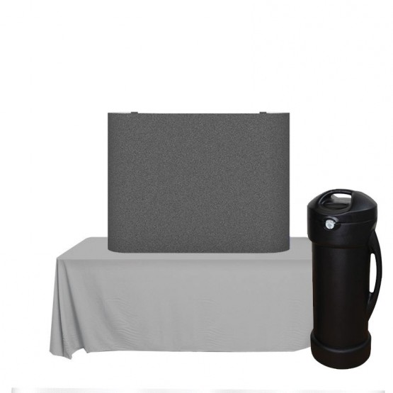 4ft Coyote Full Fabric Straight Table Top Kit