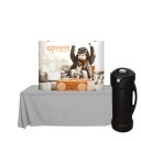 4ft Coyote Full Graphic Straight Table Top Kit