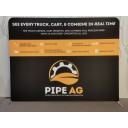 10ft Straight 1-Sided Tension Fabric Display