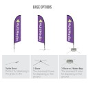 9 ft. Medium Sunbird Flag Single Sided Graphic Package