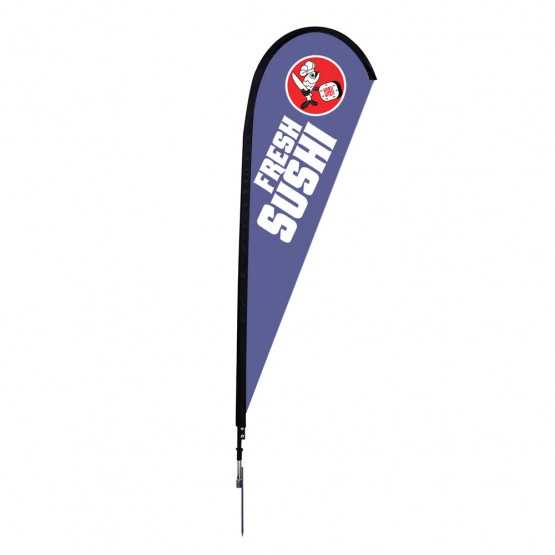 9 ft. Medium Sunbird Flag Single Sided Graphic Package