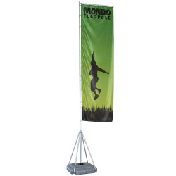 17 ft. Mondo Flag Single Sided Graphic Package