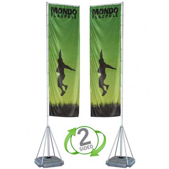 17 ft. Mondo Flag Double Sided Graphic Package