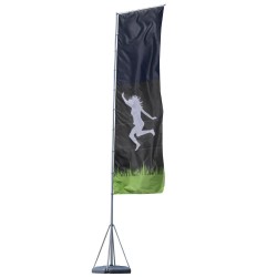 23 ft. Mondo Flag Single Sided Graphic Package