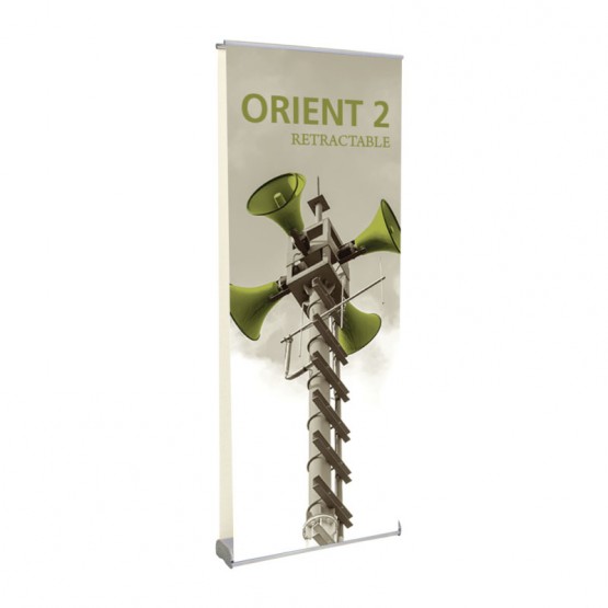 Orient 31.5" Double Sided Retractable Banner Stand