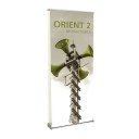 Orient 35.5" Double Sided Retractable Banner Stand