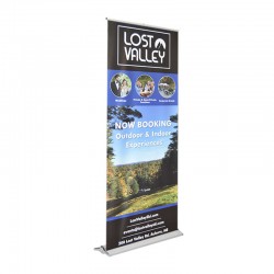 Blade Lite 31" wide Retracting Banner Stand