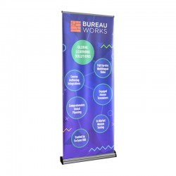 Barracuda 31" wide Retracting Banner Stand