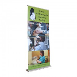 Blade Lite 33" wide Retracting Banner Stand