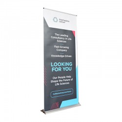 Blade Lite 36" wide Retracting Banner Stand