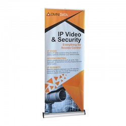 Imagine 33" wide Retracting Banner Stand