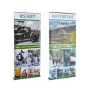 Orient 33.5" Retractable Banner Stand