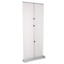 Superb 33.5" wide Retracting Banner Stand