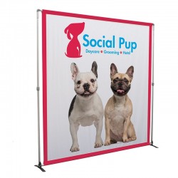 8ft Bravo Adjustable Banner Stand