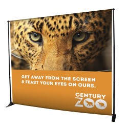 10ft Deluxe Adjustable Banner Stand Kit