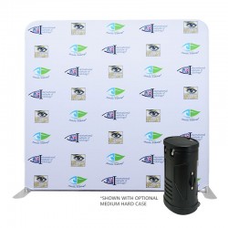8ft Straight 1-Sided Tension Fabric Display