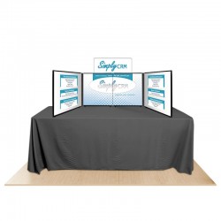 4-Panel Folding Velcro Presentation Display Board For Trade Show Table Top  (PND04)