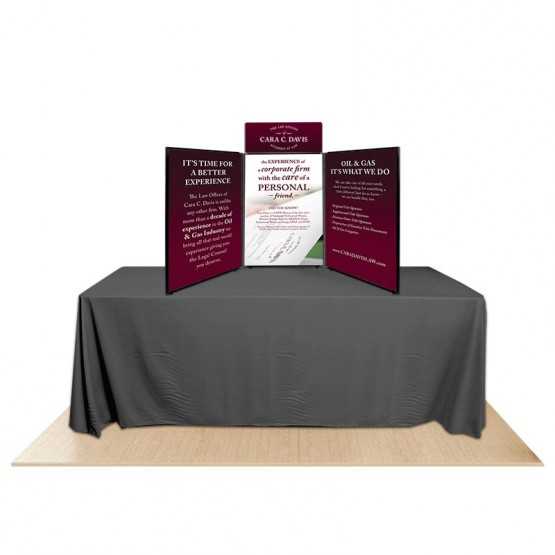 3-Panel Promoter36 Table Top Display Kit 2