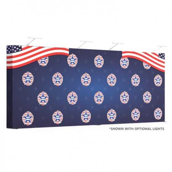 20ft Star Straight Tension Fabric Display