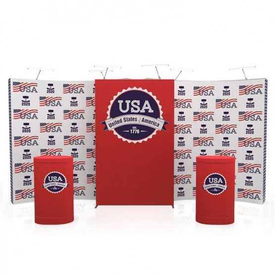 8x3 Star Tension Fabric Display Kit 4