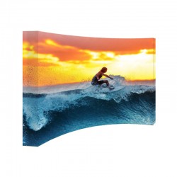 Hopup™ 12ft Curved Tension Fabric Display