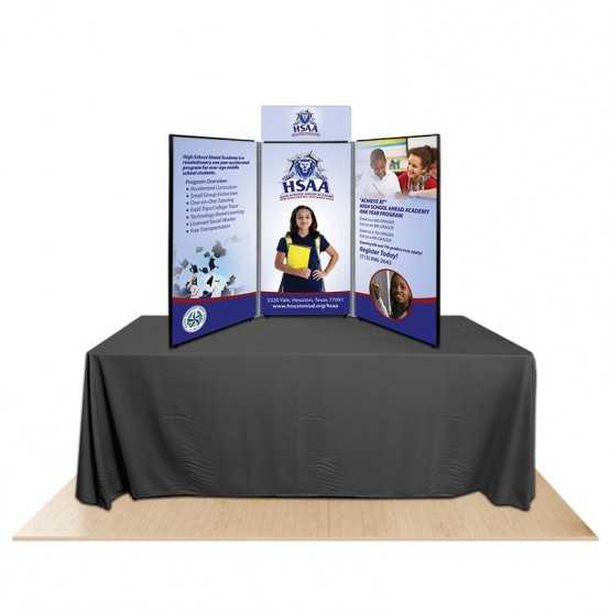 3-Panel Promoter45 Table Top Display Kit 2