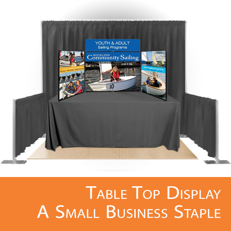 Table top display boards