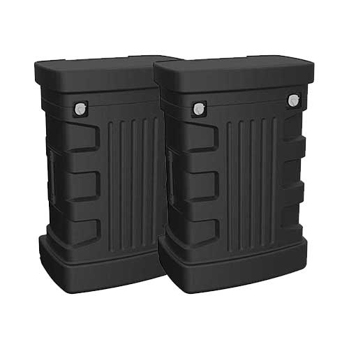 2) OCX Wheeled Cases