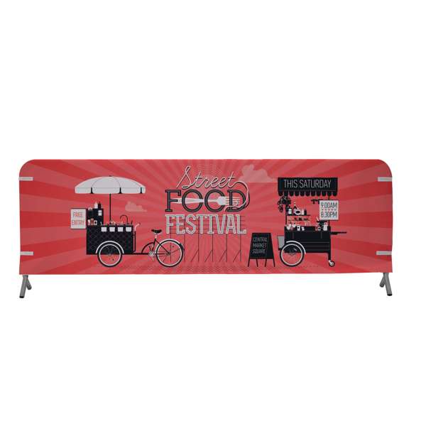 10' Barricade Vinyl or Fabric Cover