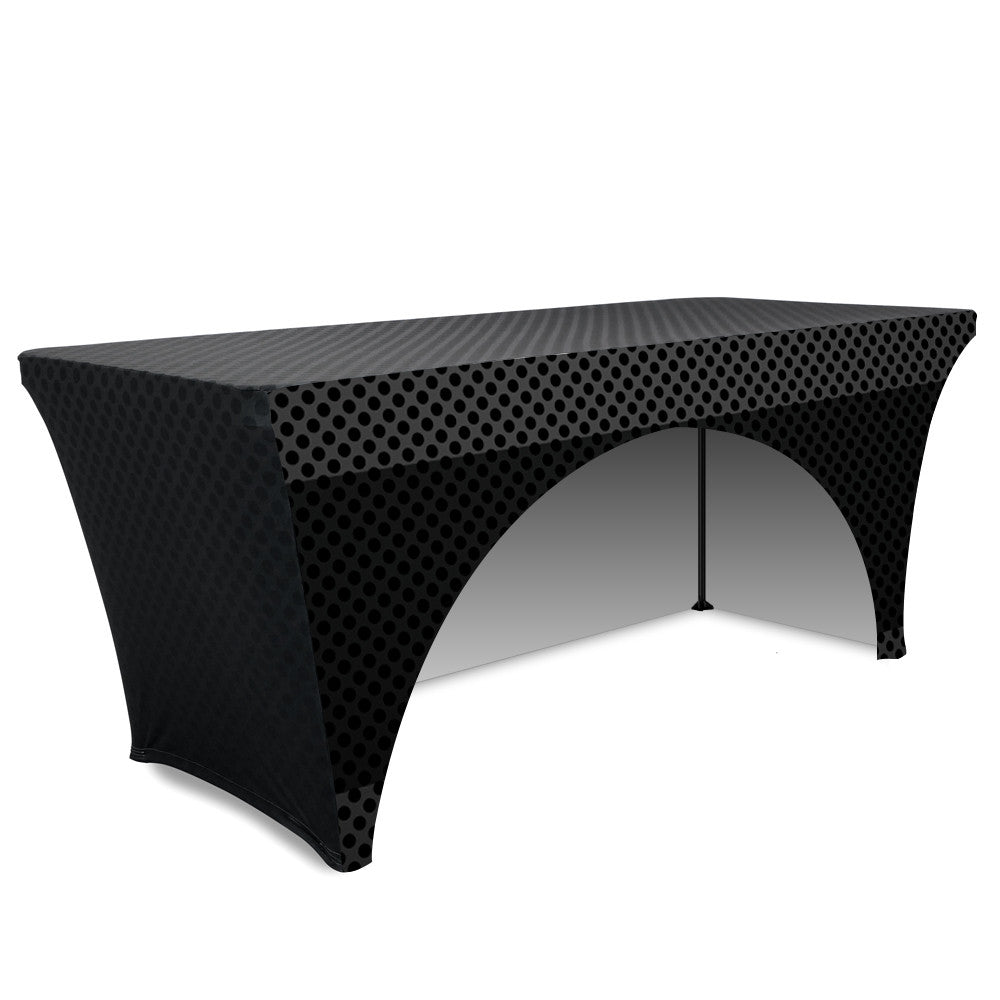 6ft Printed Table Cover Stretch Style