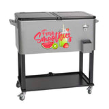 Rolling Cooler Vending Cart