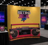 8ft Curved Star Pop Up DIsplay