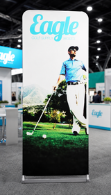 4ft LUNAR EZ Stand Fabric Tension Display