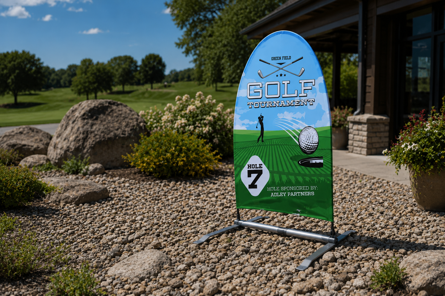 3'W x 5'H Sunrise Multisurface Sign Kit