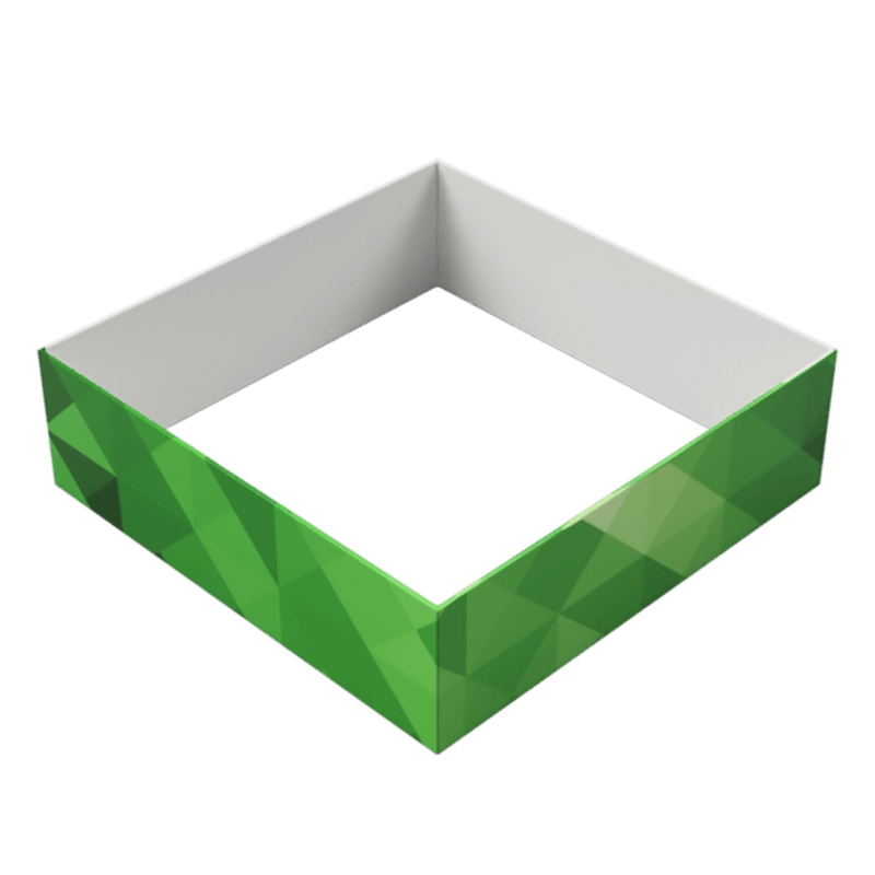 10ft Waveline Media Square Hanging Sign