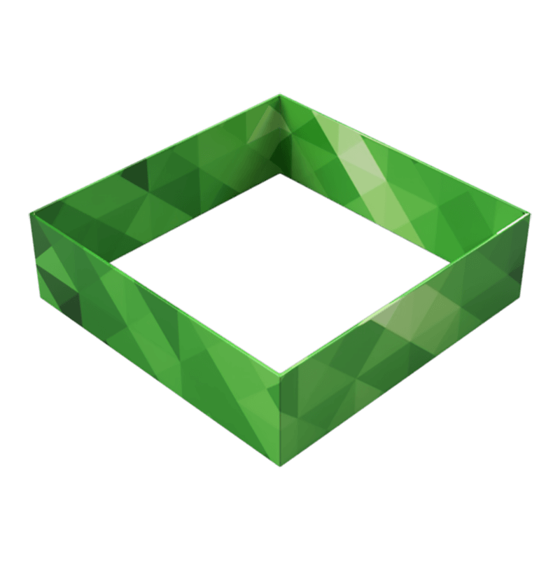 10ft Waveline Media Square Hanging Sign