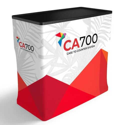 2) CA700 Rolling Cases w/ Printed Graphic Wrap