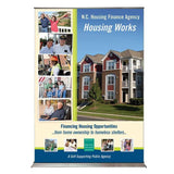 SuperScreenXL 60" Retractable Banner Stand